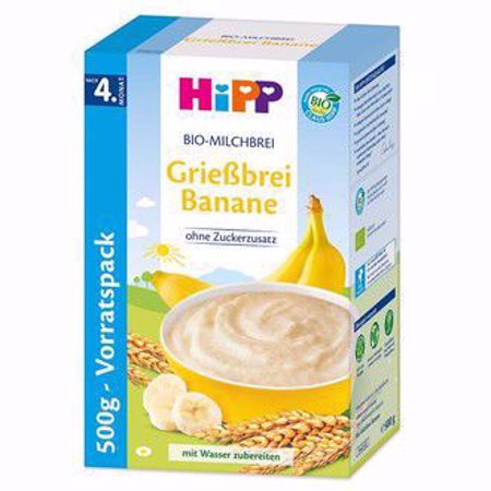 Picture of HiPP Bio-Milchbrei Grießbrei Banane 500g (德國喜寶有機香蕉玉米牛奶米糊500g)
