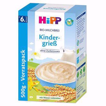 Picture of HiPP Bio-Milchbrei Kindergrieß 500g (德國喜寶有機免敏粗粒鈣鐵鋅碘米糊500g)